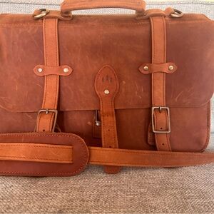 Brown Leather Men's Bag